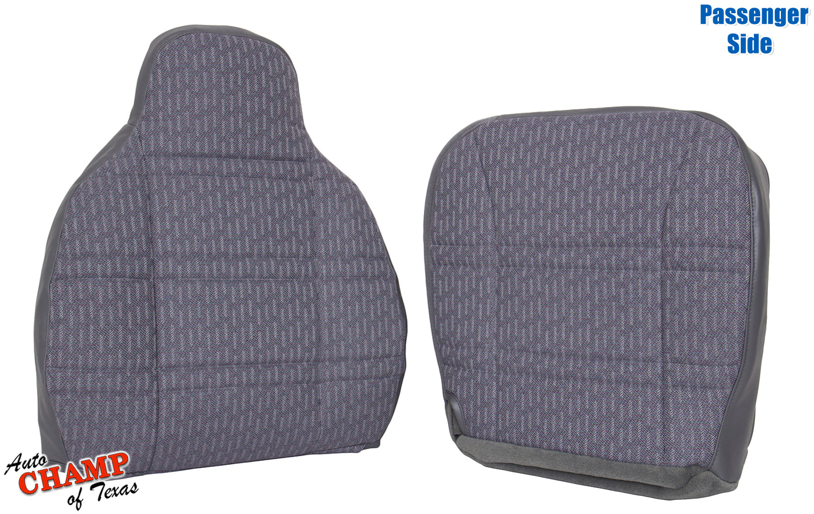 1997-1998 Jeep Cherokee Sport SE complete passenger seat cover set mist gray
