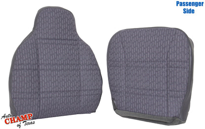 1997-1998 Jeep Cherokee Sport SE complete passenger seat cover set mist gray