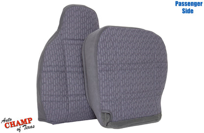 1997-1998 Jeep Cherokee Sport SE complete passenger seat cover set mist gray