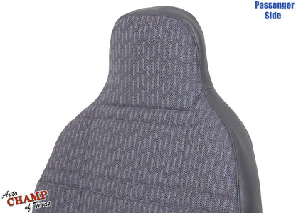 1997-1998 Jeep Cherokee Sport SE Passenger Side Lean Back Replacement Cloth Seat Cover Mist Gray