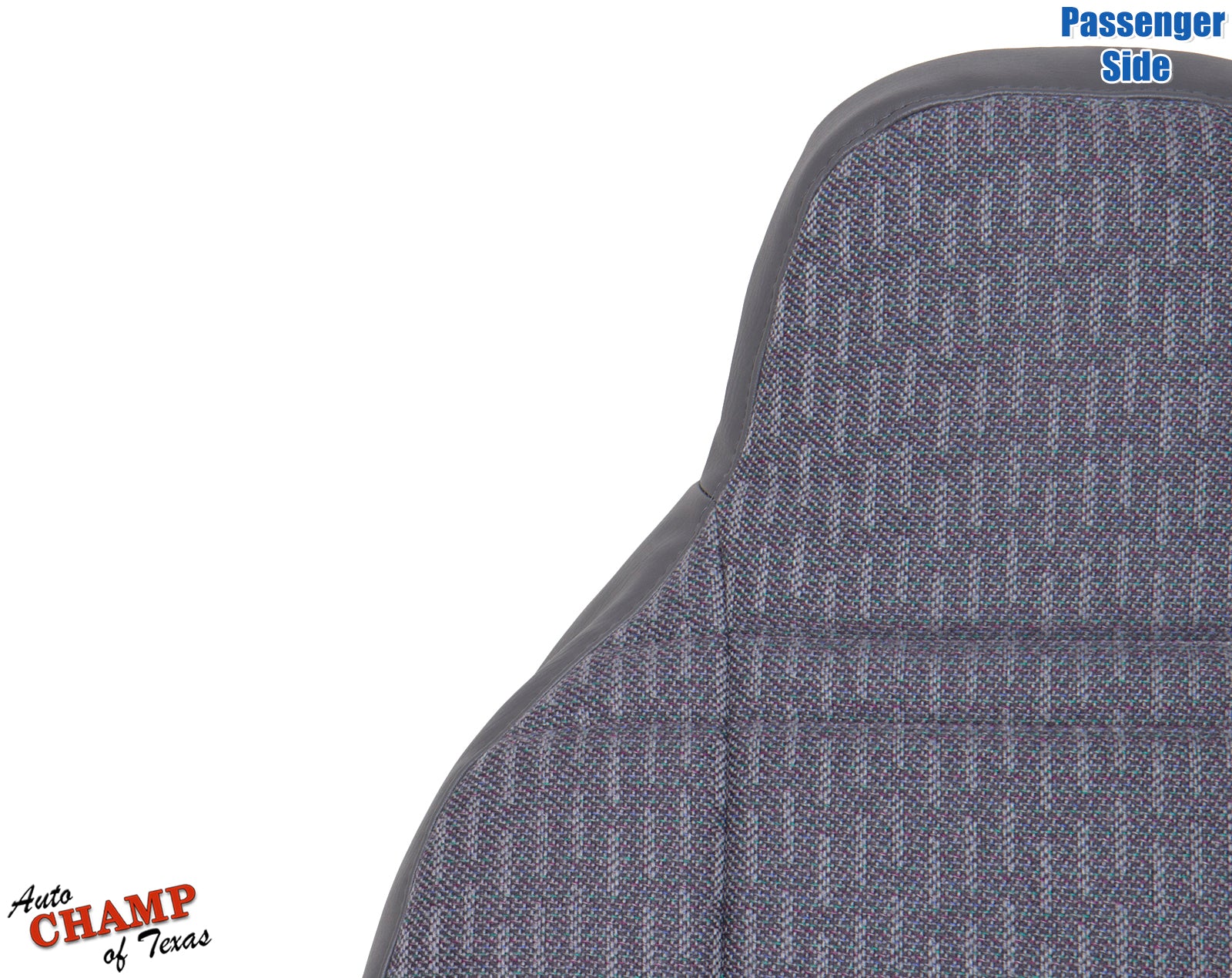1997-1998 Jeep Cherokee Sport SE passenger seat cover mist gray close-up