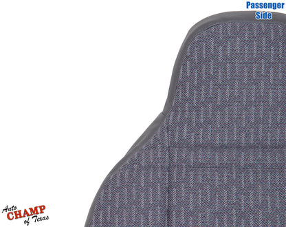 1997-1998 Jeep Cherokee Sport SE passenger seat cover mist gray close-up