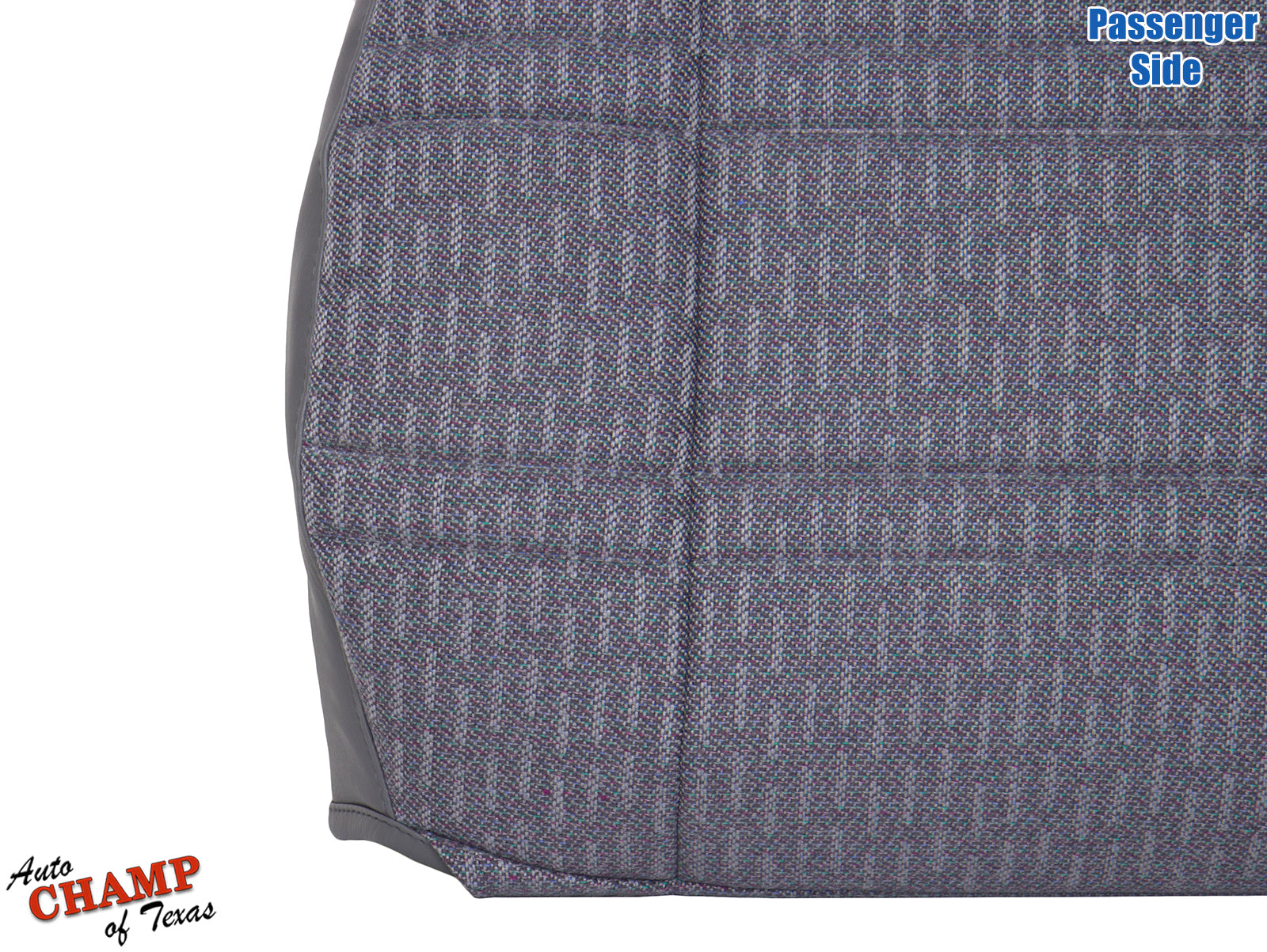 1997-1998 Jeep Cherokee Sport SE passenger seat cover mist gray close-up