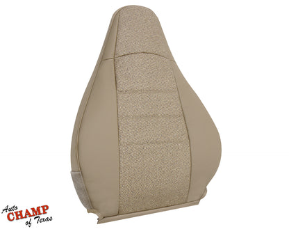 97 06 jeep wrangler driver side seat cover tan cloth replacement front full view durable oem fit