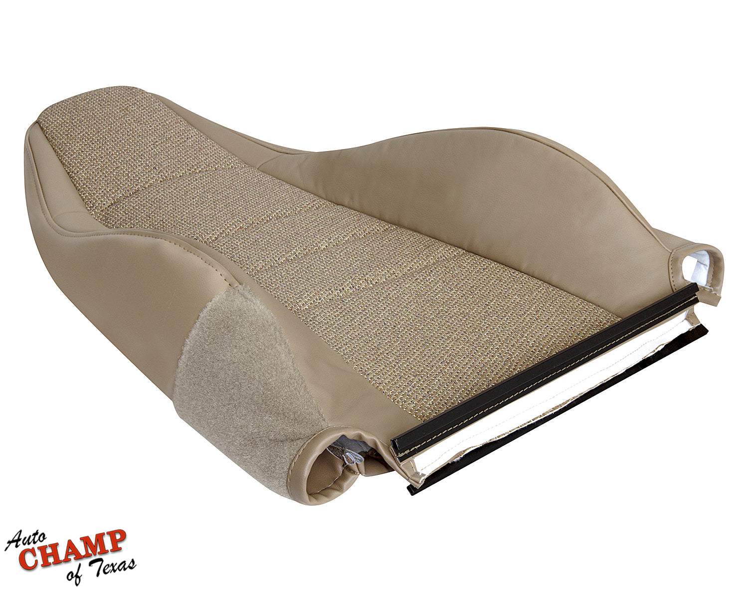 97 06 jeep wrangler driver side seat cover tan cloth replacement bottom view durable oem fit