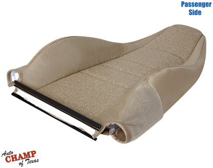 97 06 jeep wrangler passenger seat cover tan camel cloth oem fit