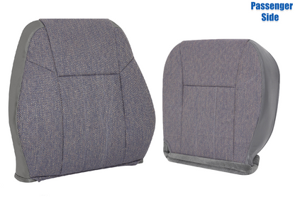 1997-1998 Jeep Cherokee Classic Passenger Side Cloth Seat Covers Mist Gray