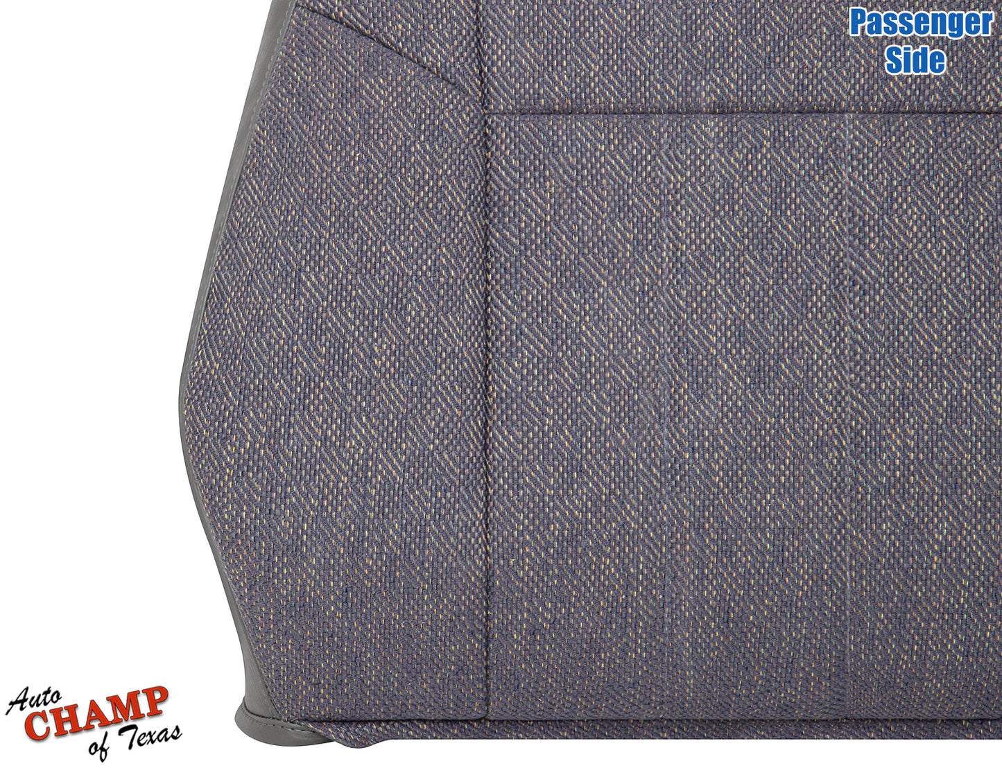passenger seat back cover 1997 jeep cherokee mist gray cloth