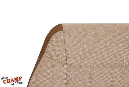 1997-1998 Jeep Cherokee Classic passenger seat cover close-up tan replacement