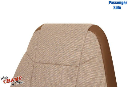 1997-1998 Jeep Cherokee Classic passenger seat cover close-up tan replacement