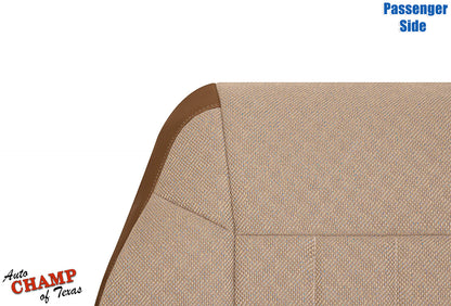 1997-1998 Jeep Cherokee Classic passenger seat cover close-up tan replacement