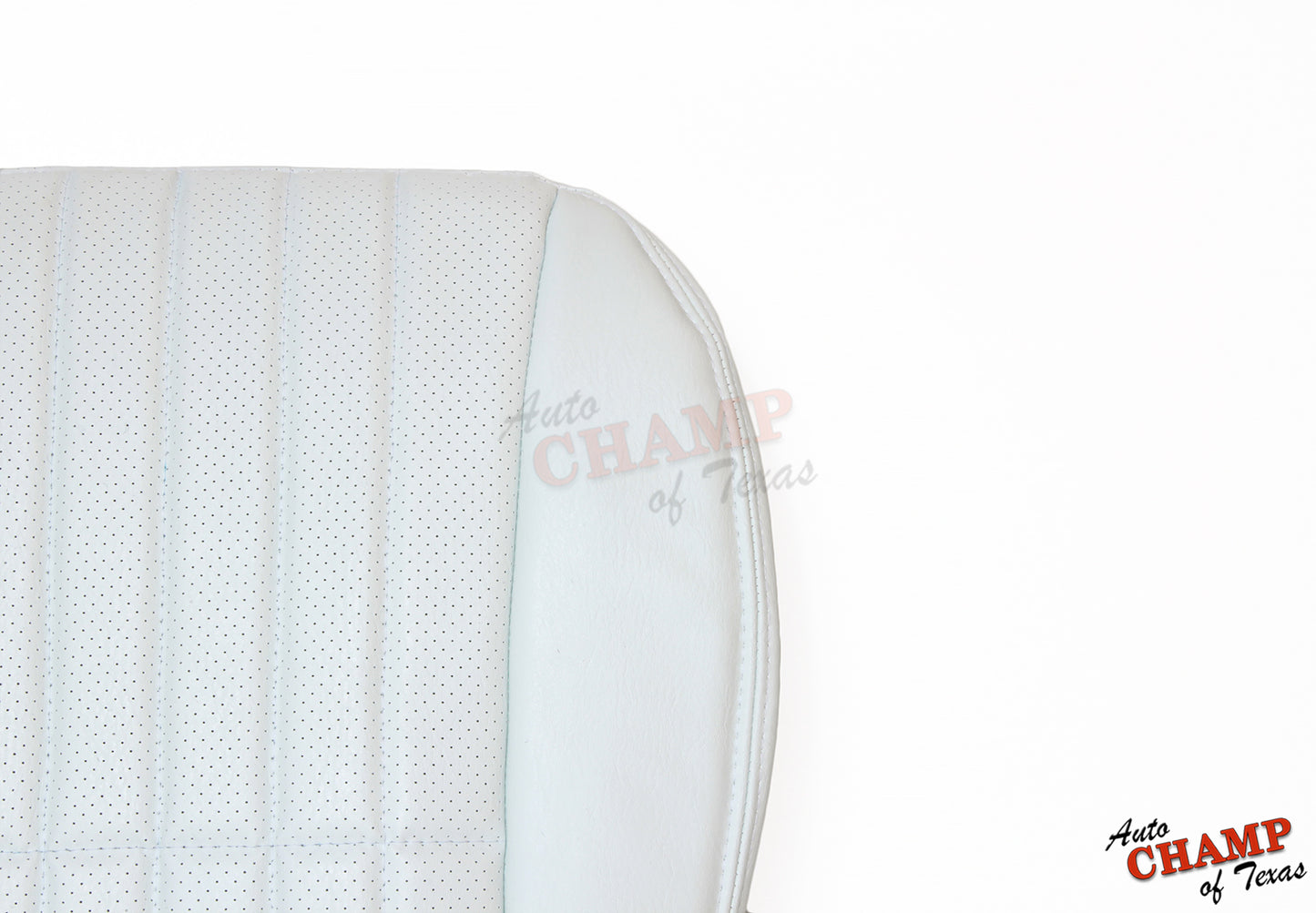 1997 Chevy Camaro 30th Anniversary Driver Bottom Leather Seat Cover White
