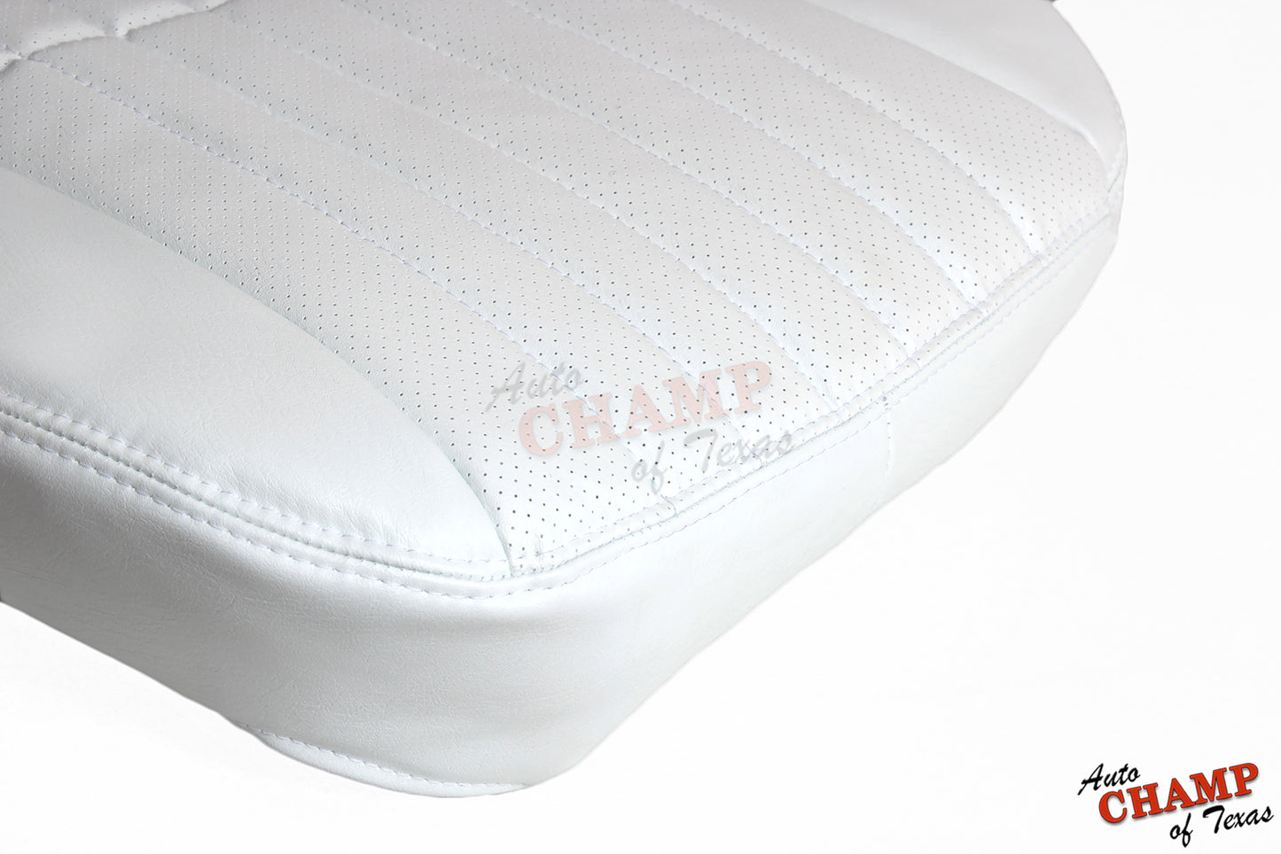 1997 Chevy Camaro 30th Anniversary Driver Bottom Leather Seat Cover White
