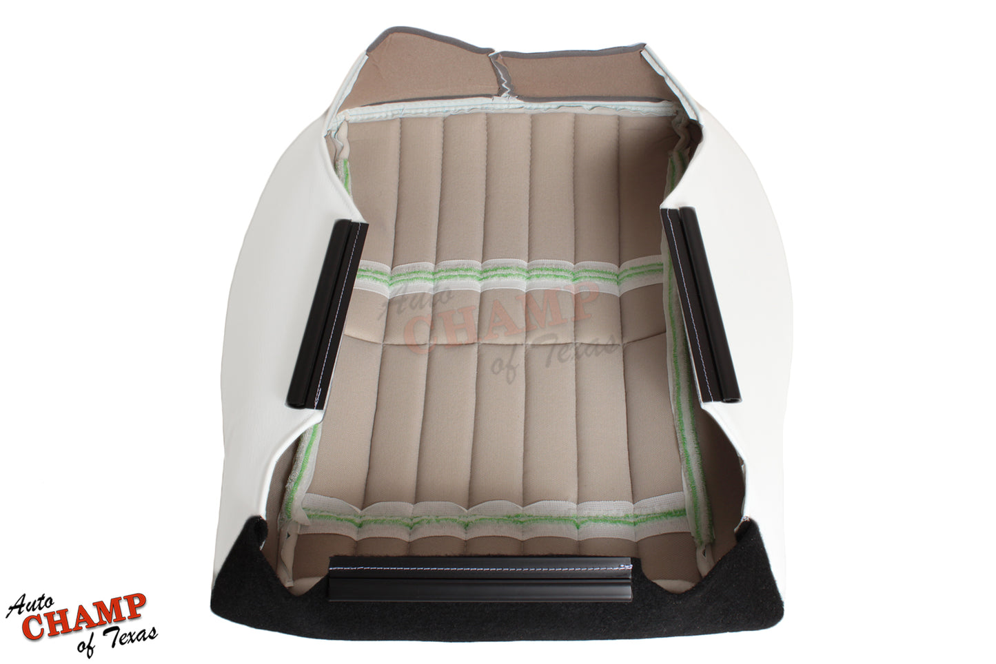1997 Chevy Camaro 30th Anniversary Driver Bottom Leather Seat Cover White