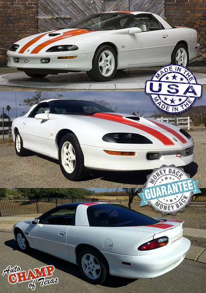 1997 Chevy Camaro 30th Anniversary Driver Bottom Leather Seat Cover White