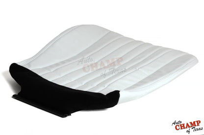 1997 Chevy Camaro 30th Anniversary Driver Bottom Leather Seat Cover White