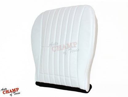 1997 Chevy Camaro 30th Anniversary Driver Bottom Leather Seat Cover White