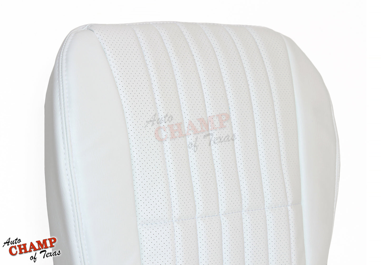 1997 Chevy Camaro 30th Anniversary Driver Bottom Leather Seat Cover White