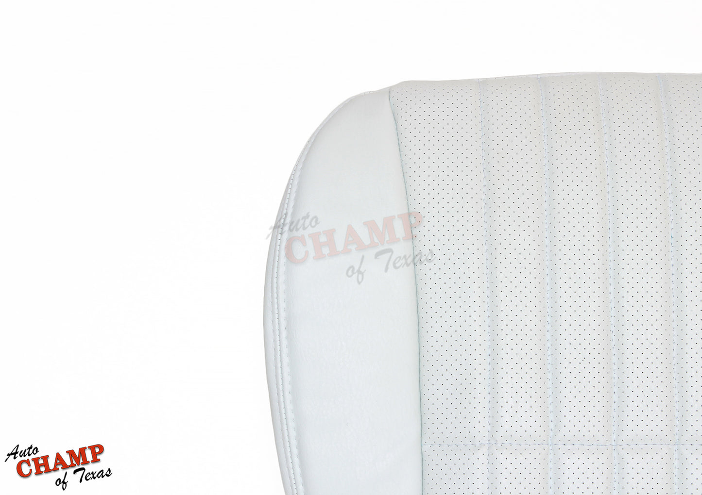 1997 Chevy Camaro 30th Anniversary Driver Bottom Leather Seat Cover White