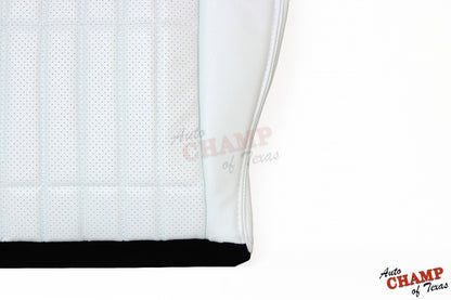 1997 Chevy Camaro 30th Anniversary Driver Bottom Leather Seat Cover White