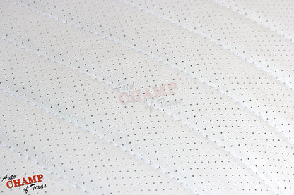 1997 Chevy Camaro 30th Anniversary Driver Bottom Leather Seat Cover White