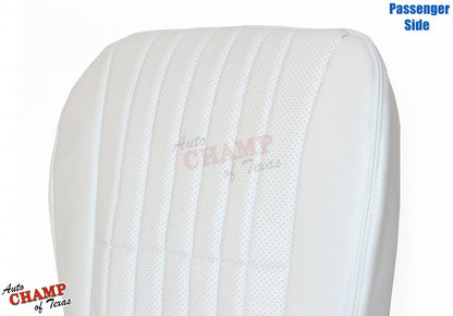 1997 Chevy Camaro 30th Anniversary Passenger Bottom Leather Seat Cover White