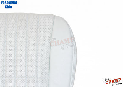 1997 Chevy Camaro 30th Anniversary Passenger Bottom Leather Seat Cover White