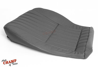 Gray perforated leather seat cover bottom replacement for 1997-1999 models.