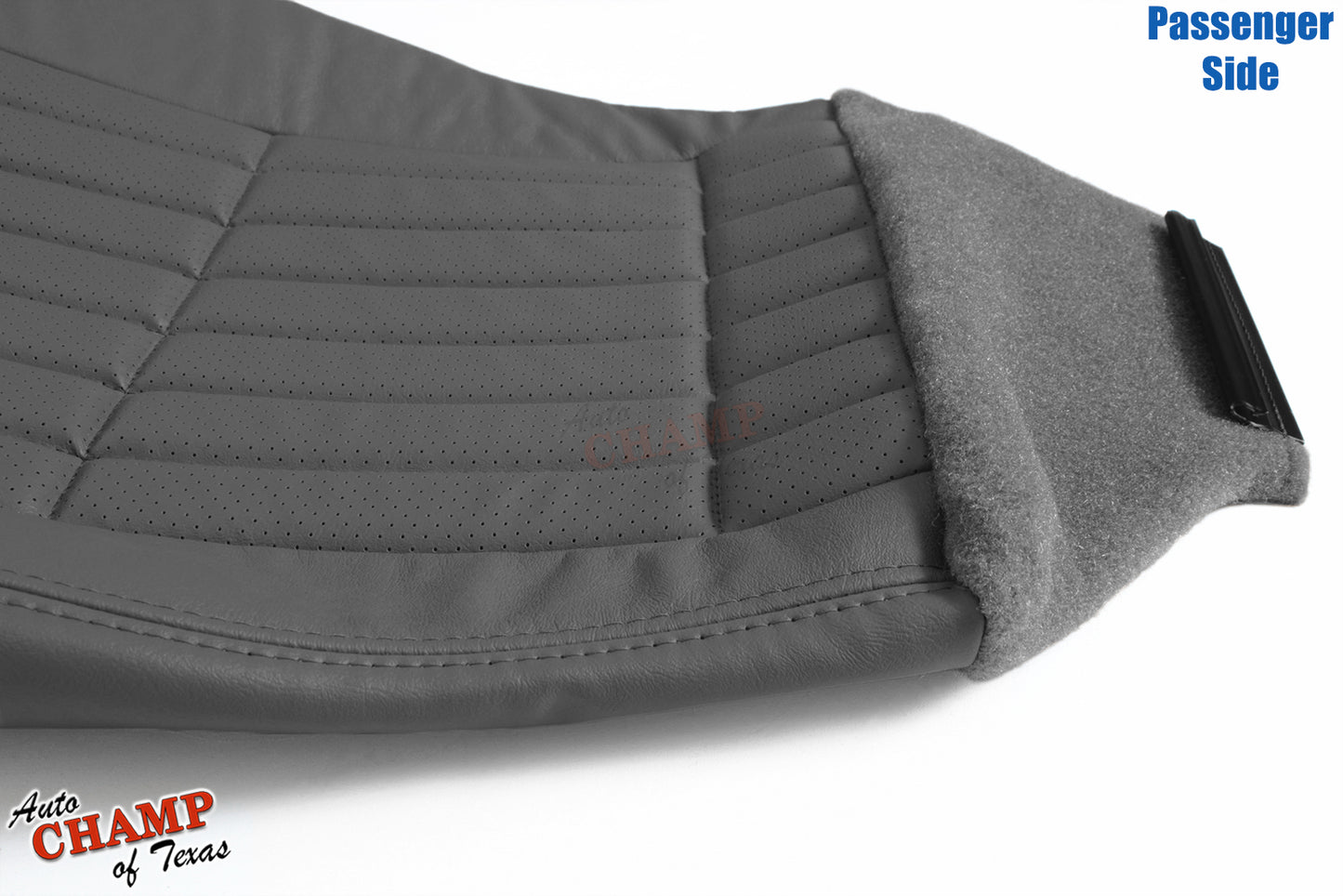1997-1999 Chevy Camaro Z28 RS SS Passenger Bottom Leather Seat Cover Dark Gray