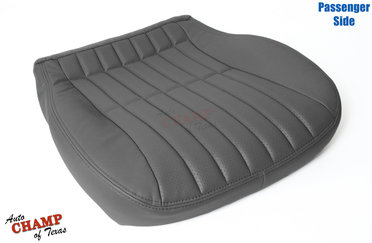 1997-1999 Chevy Camaro Z28 RS SS Passenger Bottom Leather Seat Cover Dark Gray