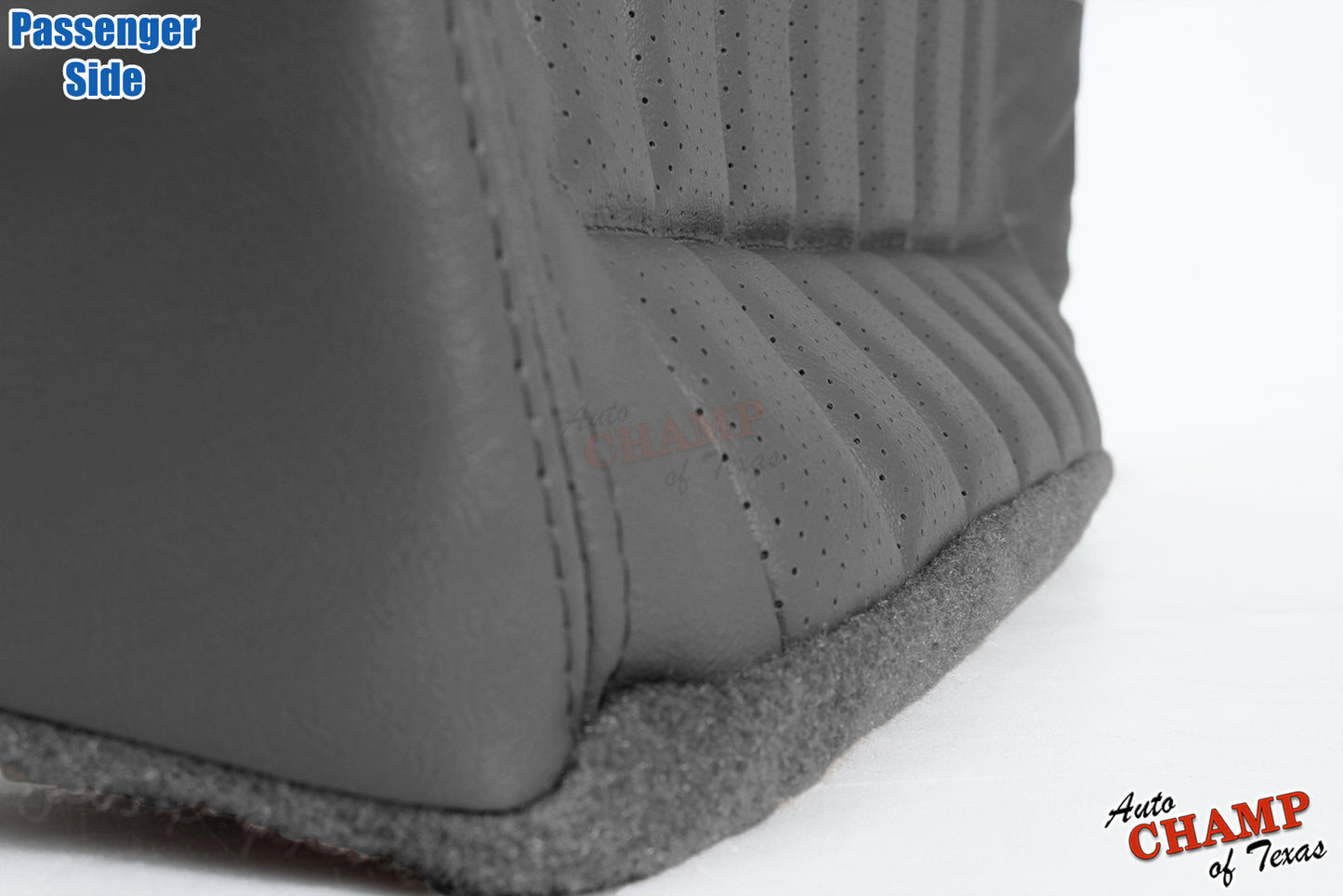 1997-1999 Chevy Camaro Z28 RS SS Passenger Bottom Leather Seat Cover Dark Gray