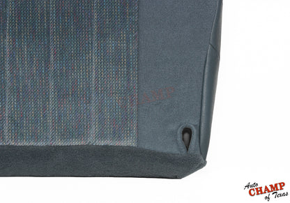 corner detail seat cloth dodge ram spruce blue