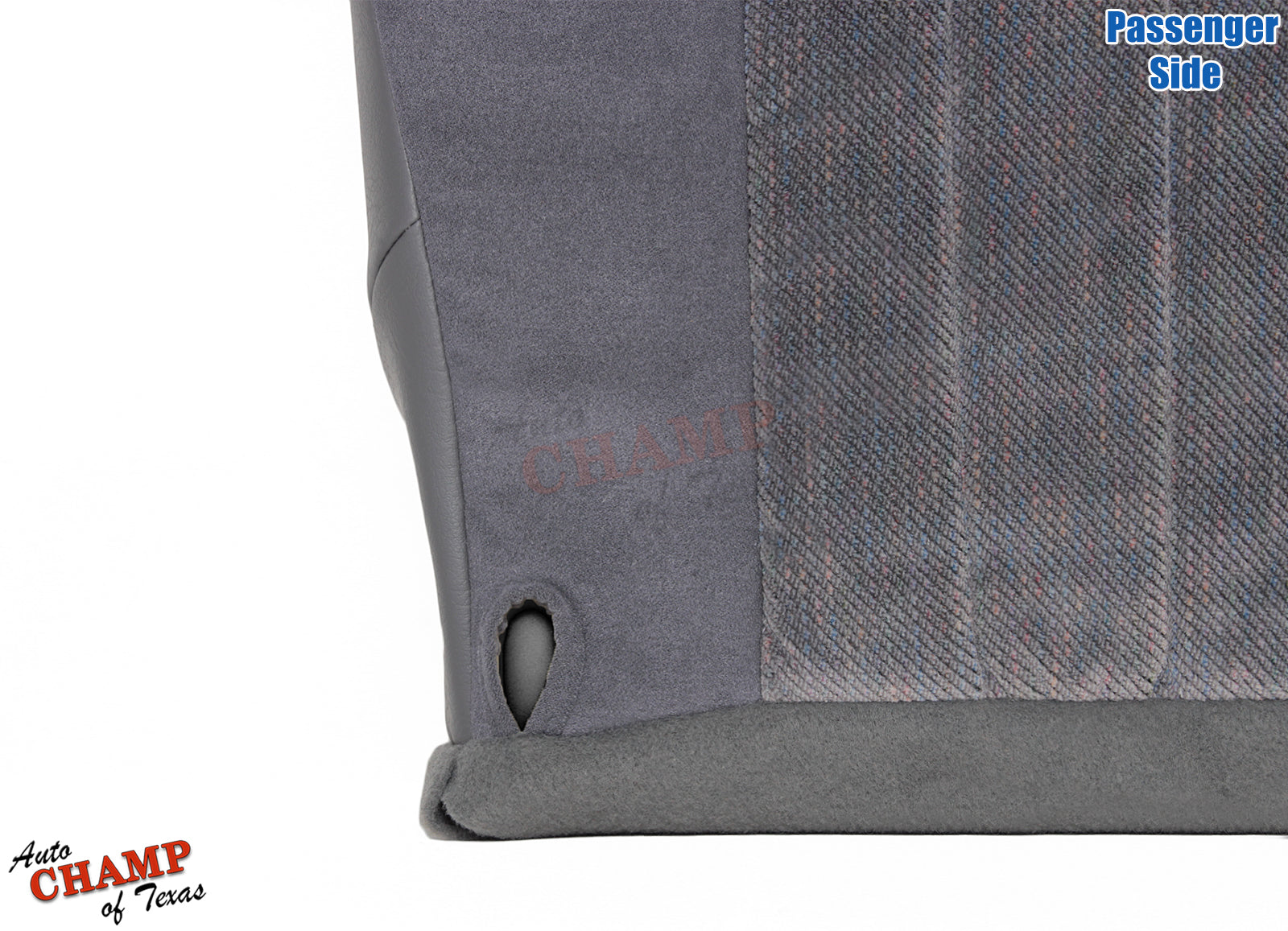 top seam detail seat cloth dodge ram 1500 gray