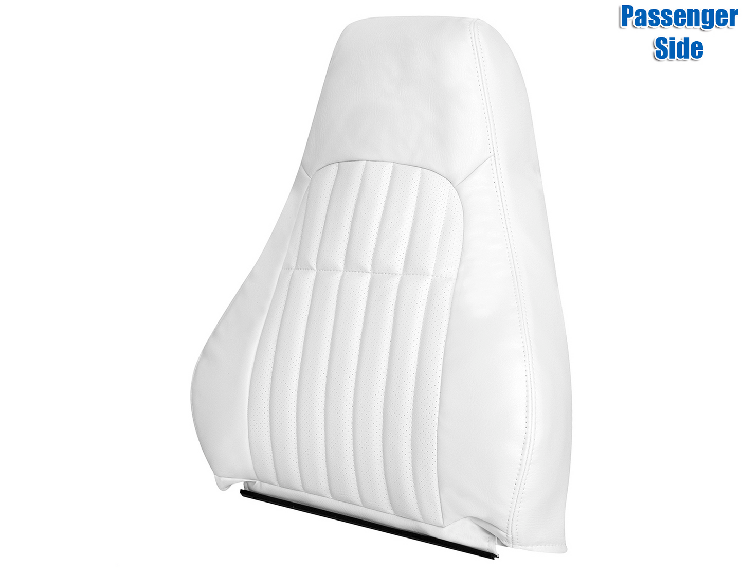 1998-2002 Chevy Camaro Z28 RS SS Passenger Lean Back Leather Seat Cover White