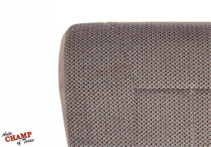 2001 dodge ram 1500 laramie driver seat cover tan cloth top view