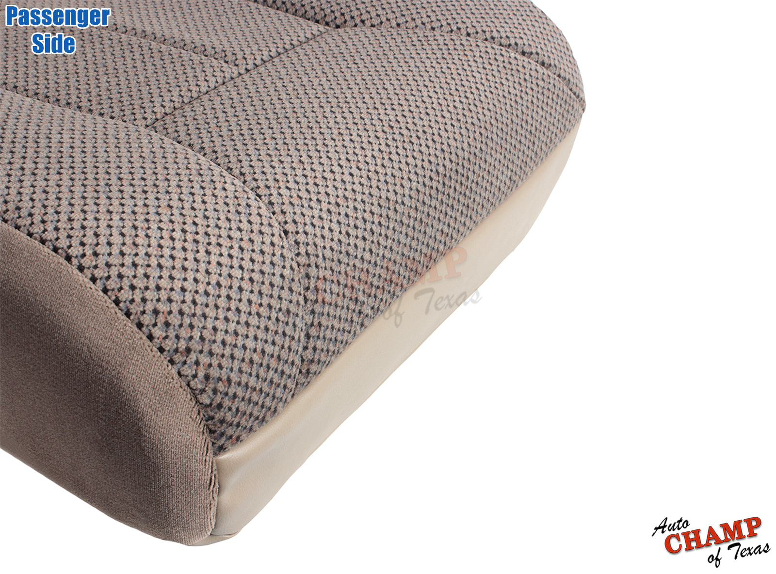 1998 2002 dodge ram 1500 slt laramie passenger seat cover corner view tan cloth