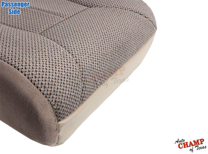 1998 2002 dodge ram 1500 slt laramie passenger seat cover corner view tan cloth