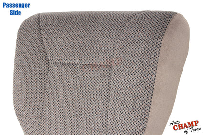 1998 2002 dodge ram 1500 slt laramie passenger seat cover top view tan cloth