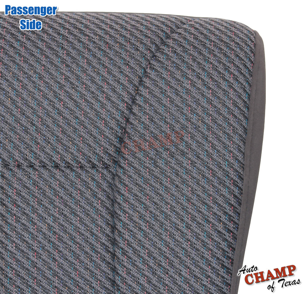 passenger cloth seat cover gray dodge ram 1500 st base work truck