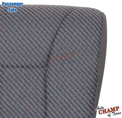 passenger cloth seat cover gray dodge ram 1500 st base work truck
