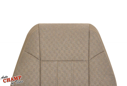 1999-2001 Jeep Cherokee Classic Driver Side Lean Back Cloth Seat Cover Saddle Tan