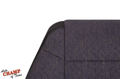 Close-up of 1999-2001 Jeep Cherokee Classic driver side lean back dark gray seat cover