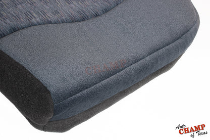 ford f250 driver cloth cover blue seat 1999 2000 xlt bottom