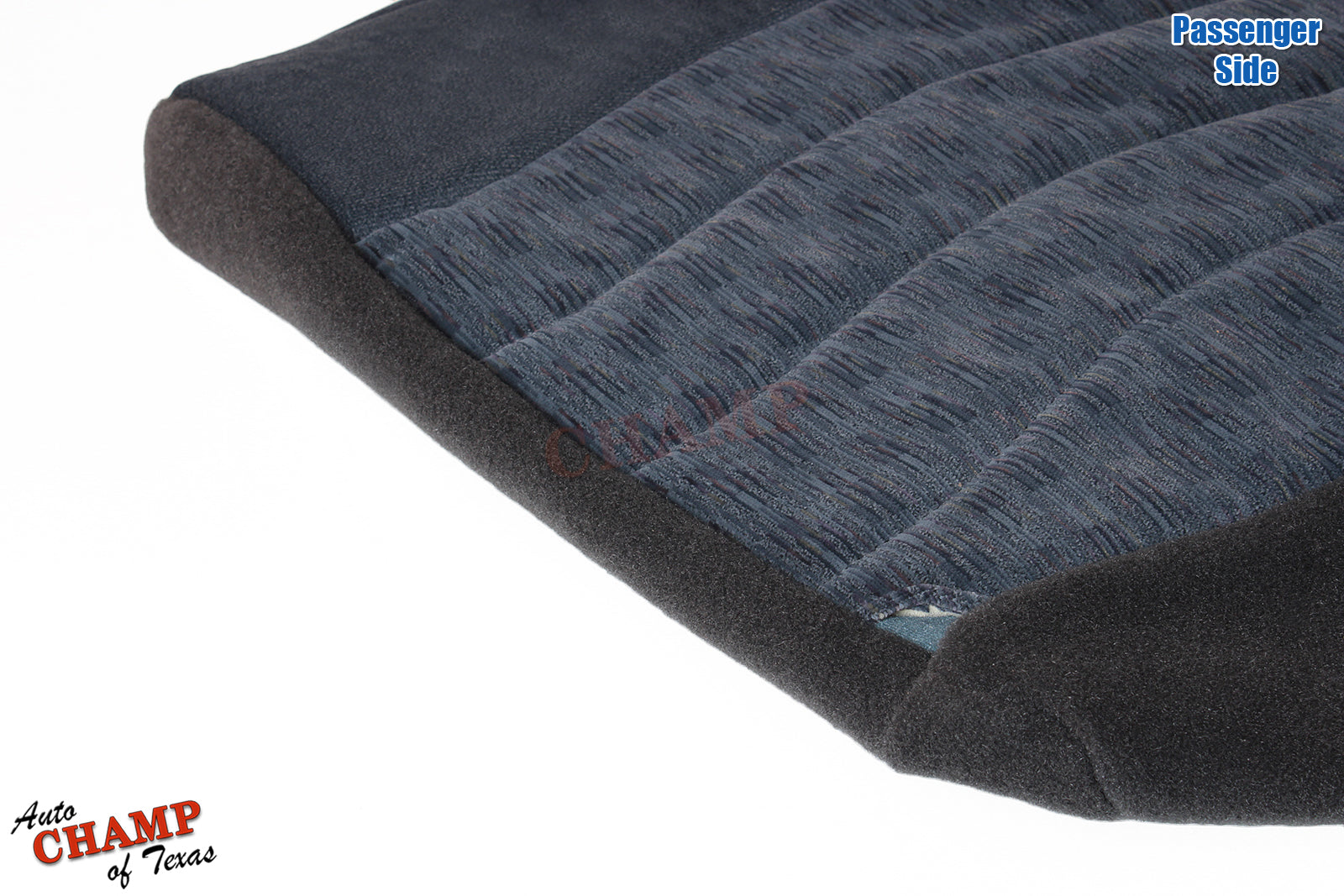 passenger seat bottom cover ford f250 1999 2000 xlt blue cloth