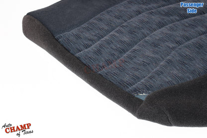 passenger seat bottom cover ford f250 1999 2000 xlt blue cloth