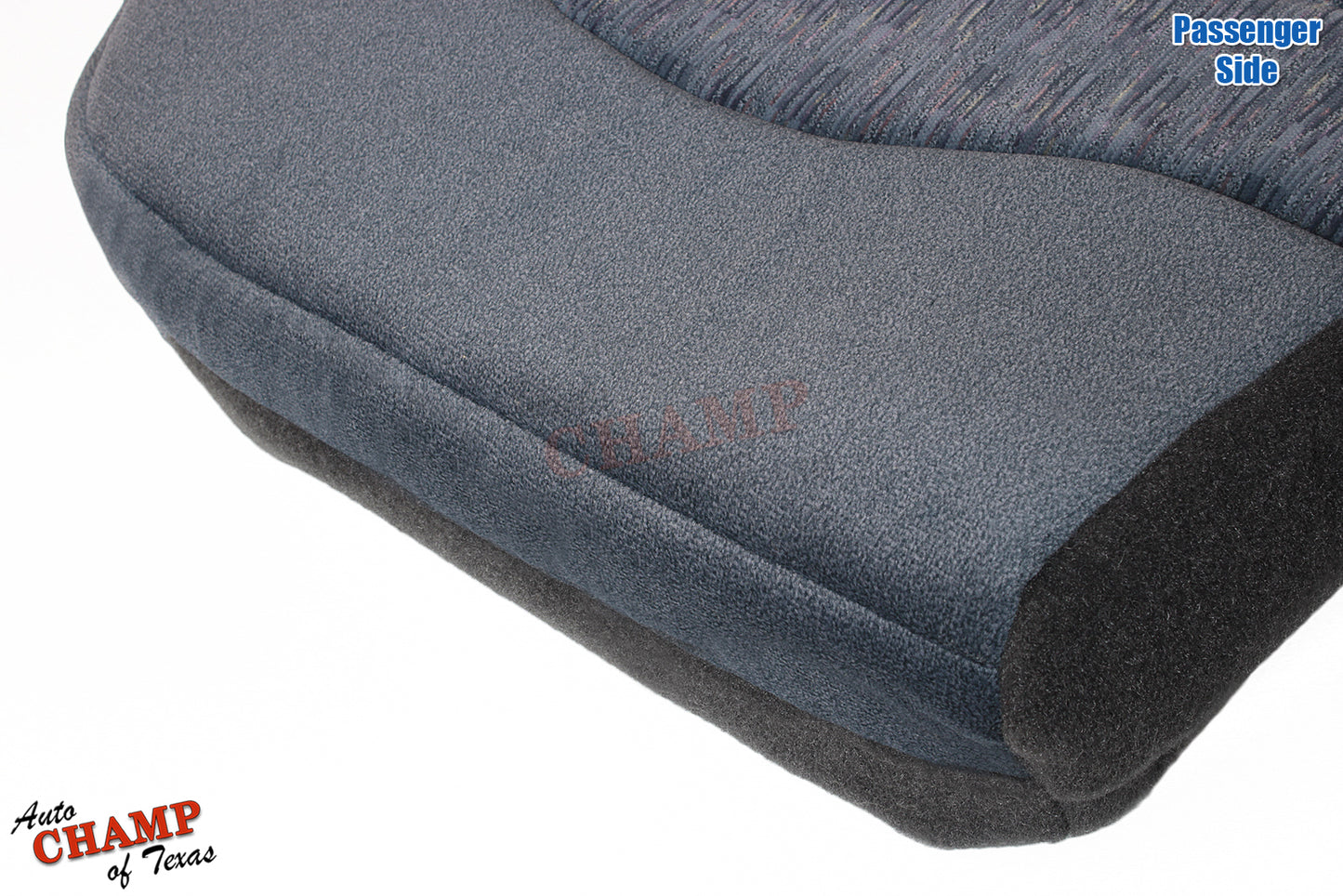 1999 2000 ford f250 xlt blue cloth seat cover passenger bottom