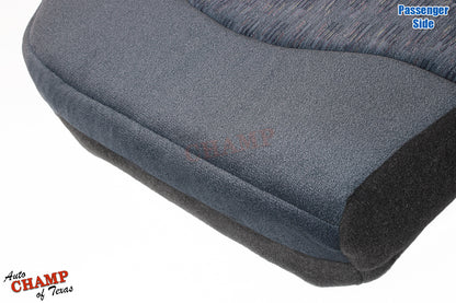 1999 2000 ford f250 xlt blue cloth seat cover passenger bottom