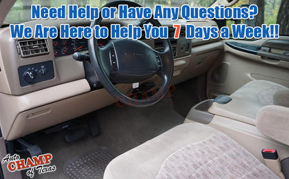 gray cloth seat ford f250 xlt driver side interior support banner