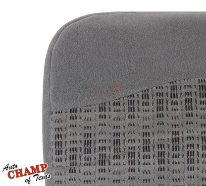 1994 1995 1996 1997 ford f250 xlt gray cloth driver seat cover