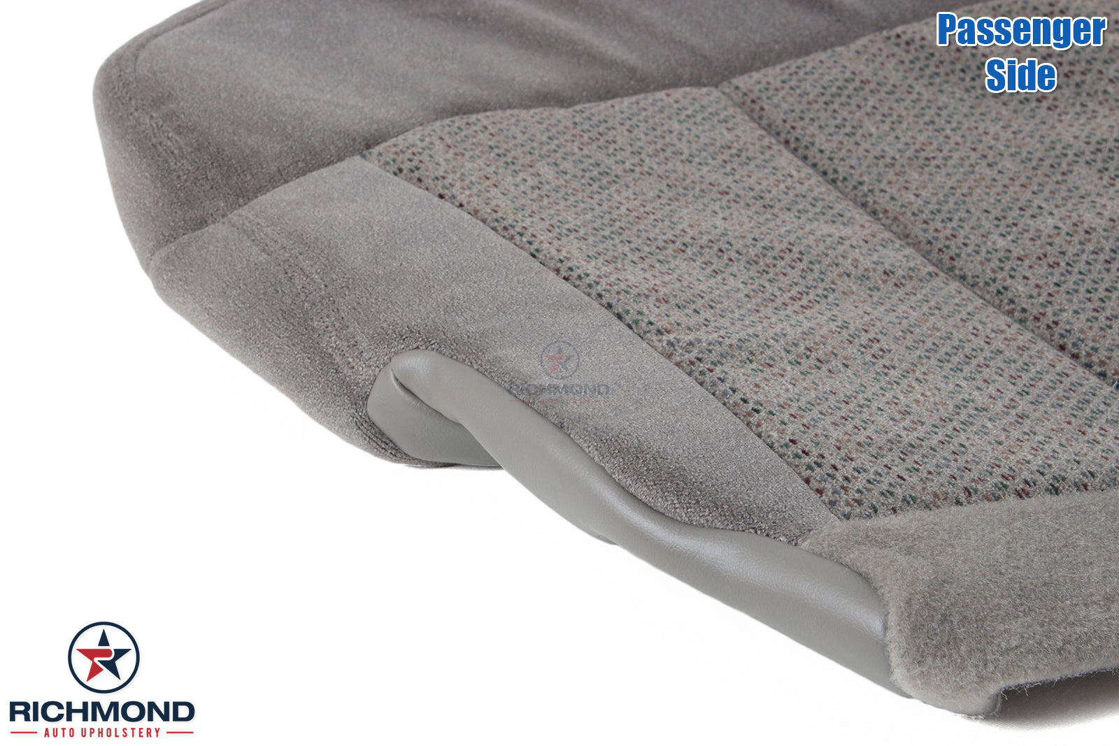 passenger side seat bottom cloth cover gray silverado ls z71 1999 2002